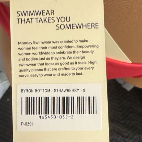 Monday Swimwear Vibrant Pink Bikini Bottom - Picture 2 of 6